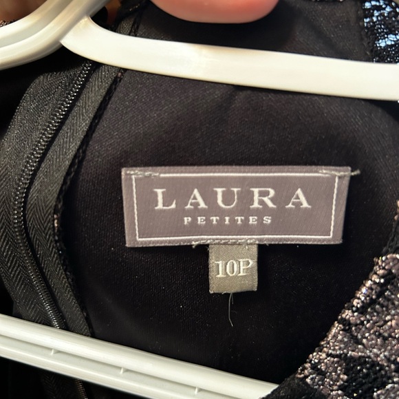 Laura Evening Gown, petite, size 10P. Beautiful. Worn once. - Picture 2 of 5